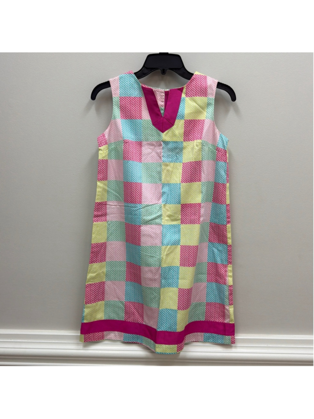Vineyard Vines Multicolor Whales Patchwork Dress Girls Sz 14!